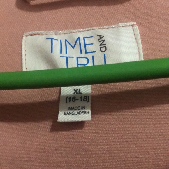 pinkish peach jean jacket - Picture 3 of 4